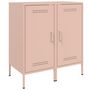 Voir la diapositive 2 : VIDAXL Buffets 2 pcs rose 36x39x79 cm acier