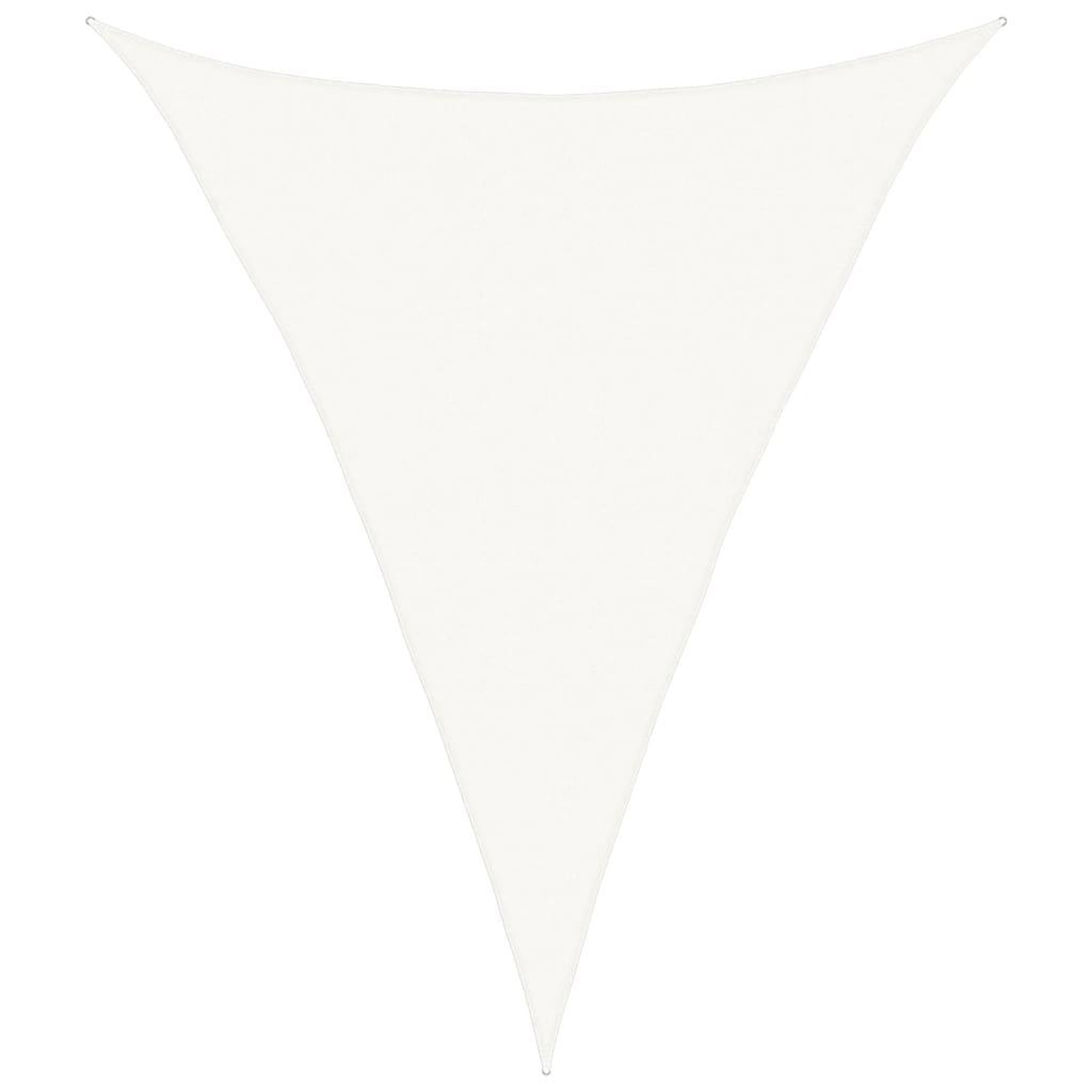 Voir la diapositive 2 : VIDAXL Voile d'ombrage 160 g/m^2 Blanc 4x5x5 m PEHD
