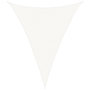 Voir la diapositive 2 : VIDAXL Voile d'ombrage 160 g/m^2 Blanc 4x5x5 m PEHD