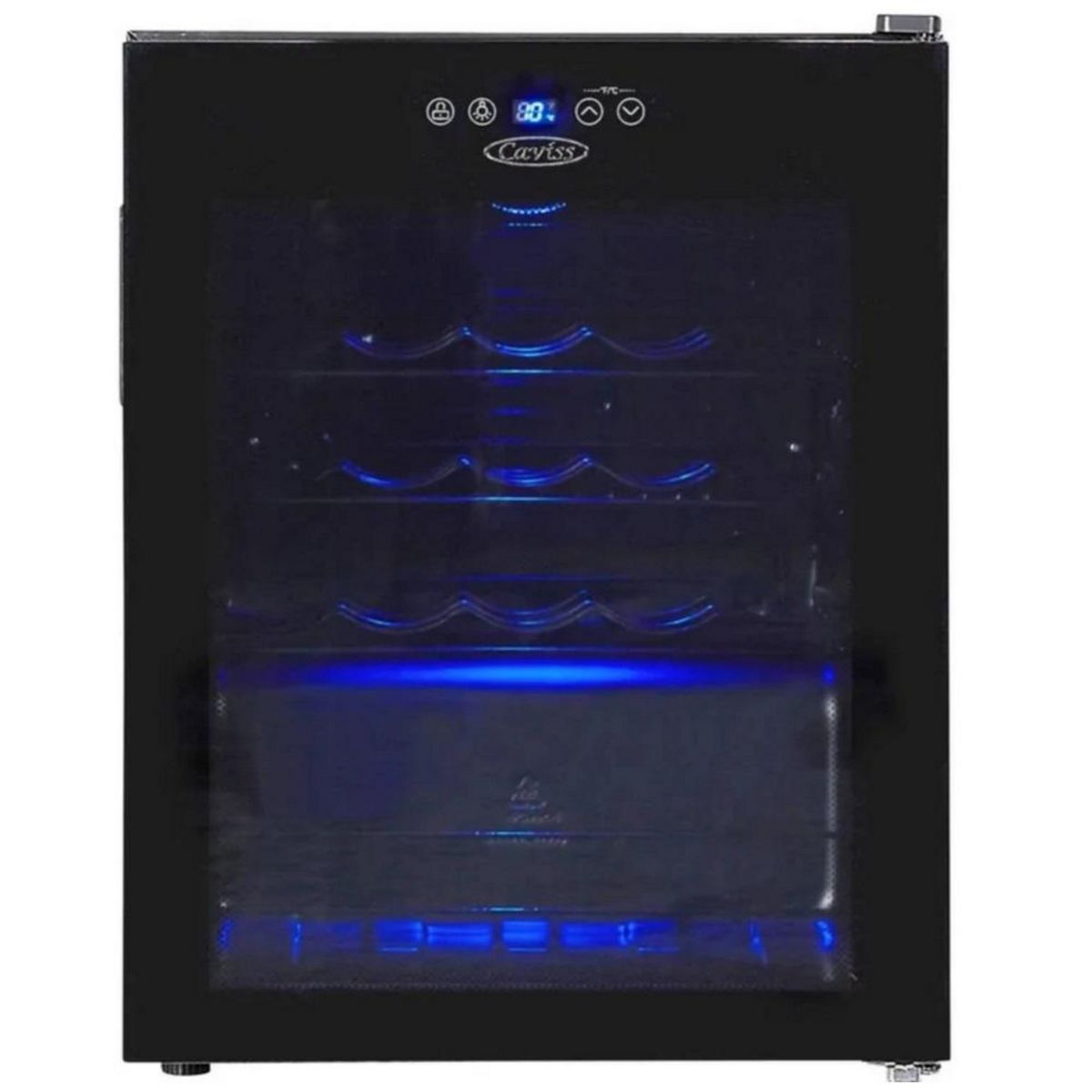 CAVISS Cave à vin de service 24 bouteilles s 124 mme 4 noir - S124MME4