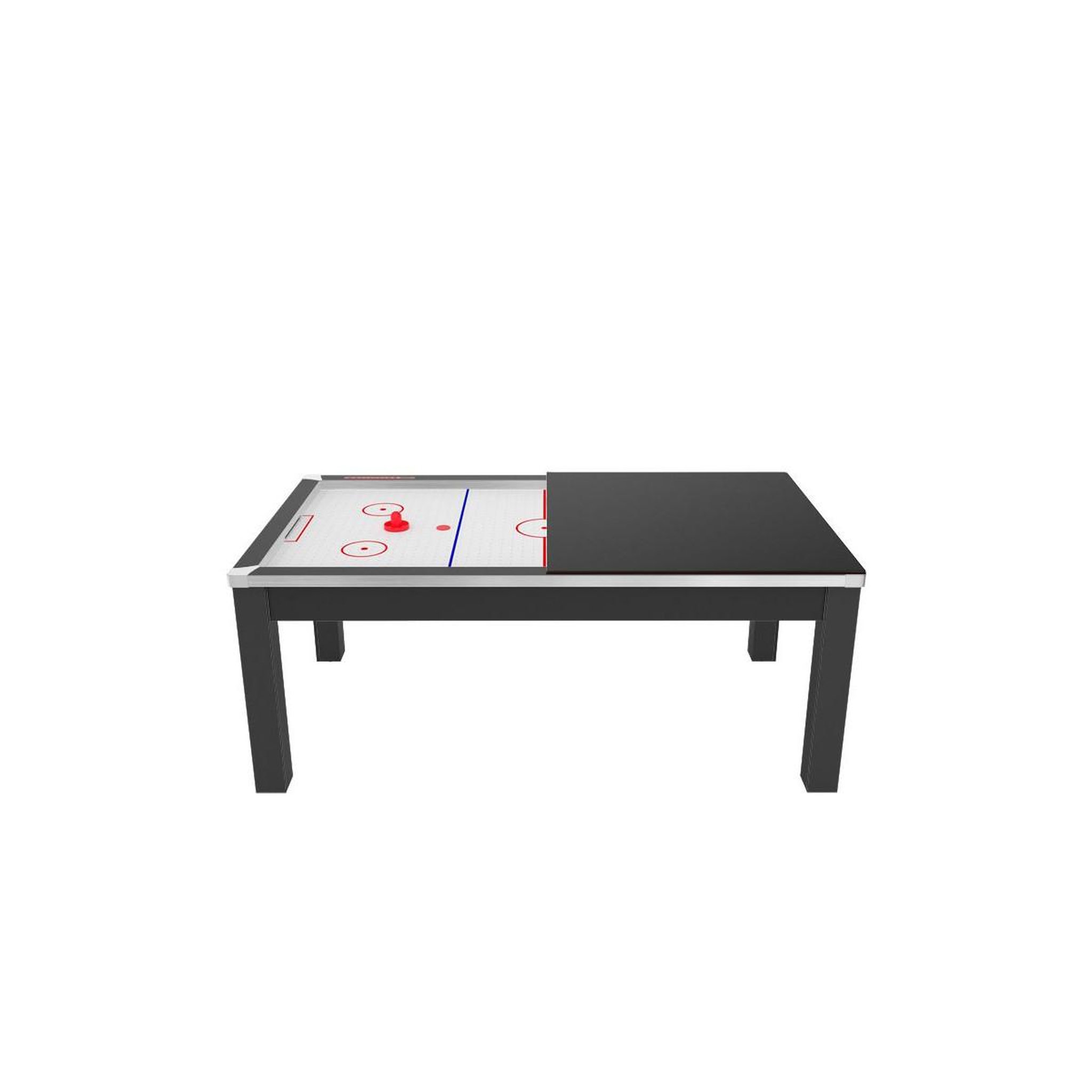 Voir la diapositive 6 : DE FAUGERES Table de Air Hockey Convertible  Calgary  213cm Noir