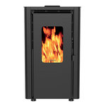 Supra Poêle à granulés de bois 6.1kw noir - orphee 6 noir