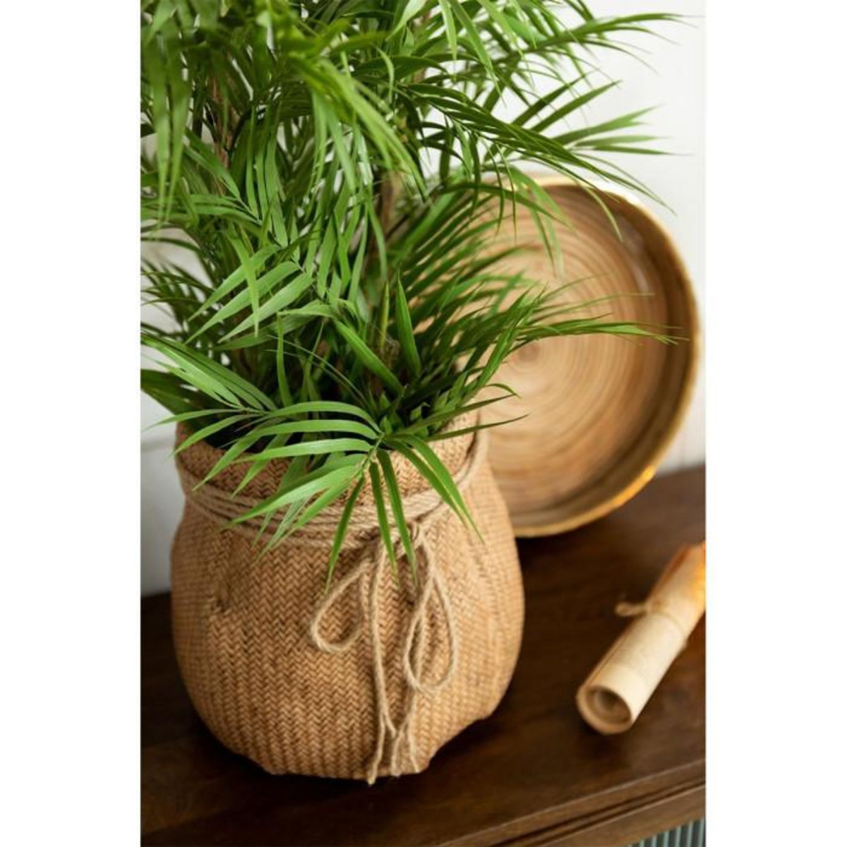 Paris Prix Plante Artificielle  Palmier en Pot  84cm Vert