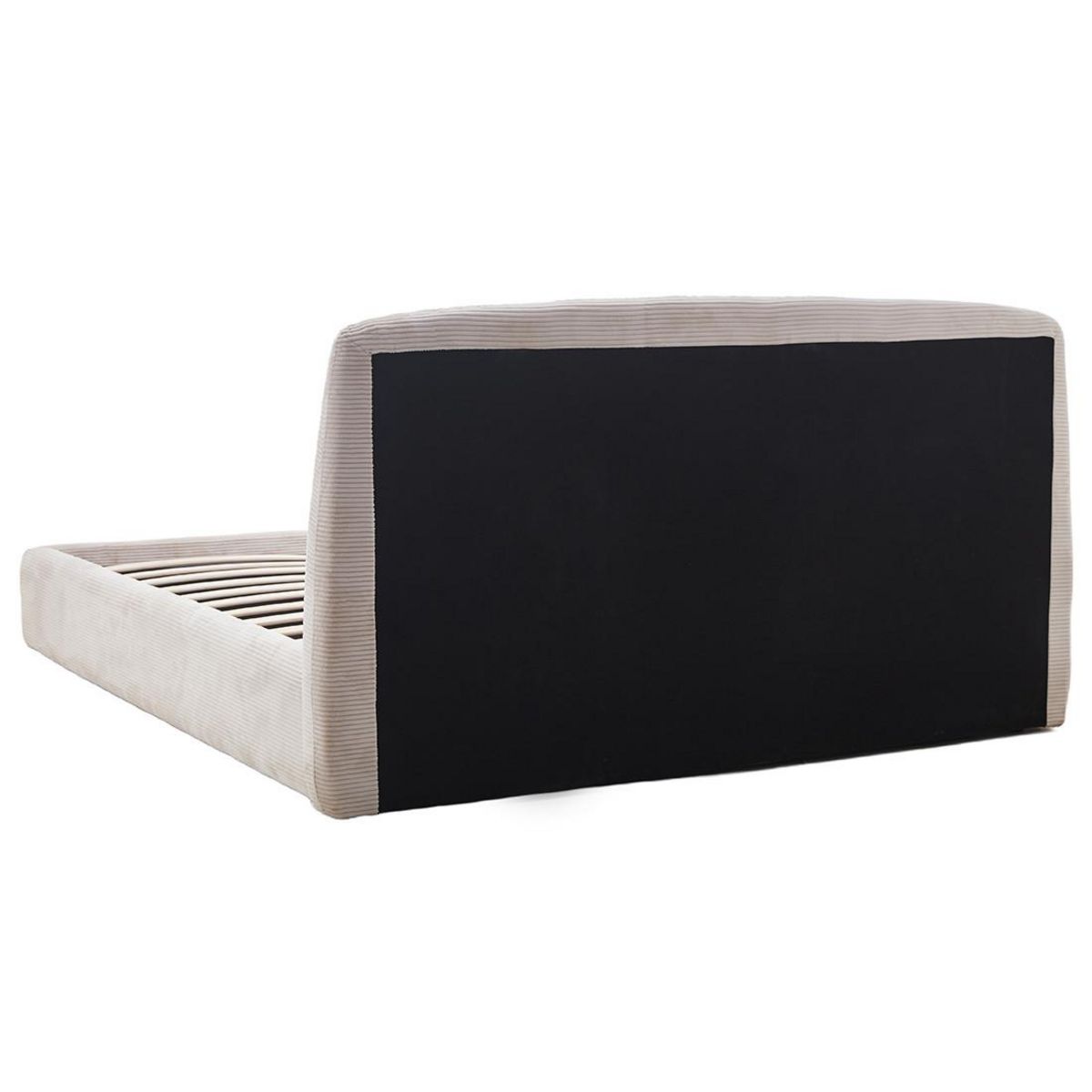 BEST MOBILIER Juliette - lit coffre - 160x200 cm - en velours côtelé