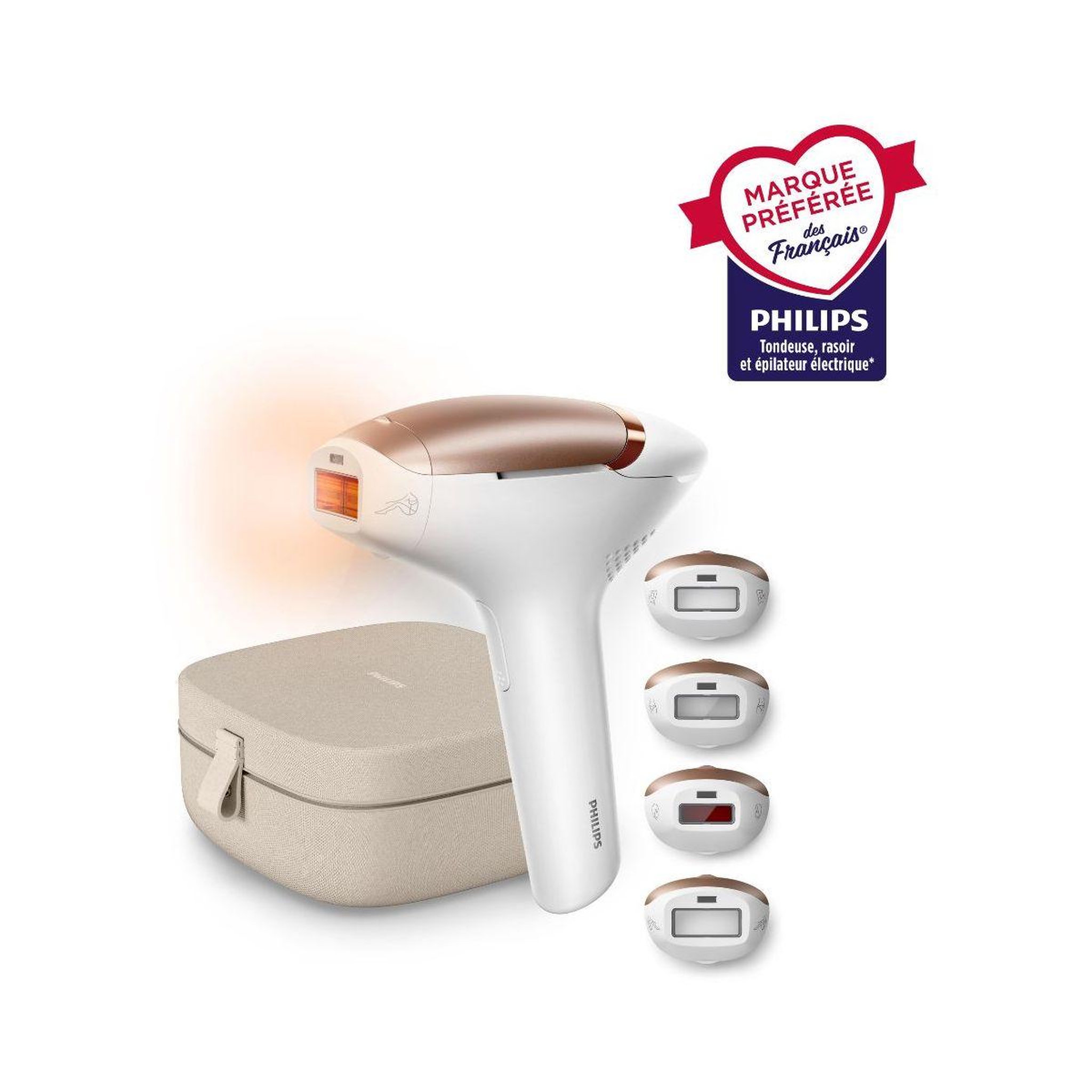Voir la diapositive 2 : Philips Epilateur lumière pulsée Lumea Series 9000 BRI984/00