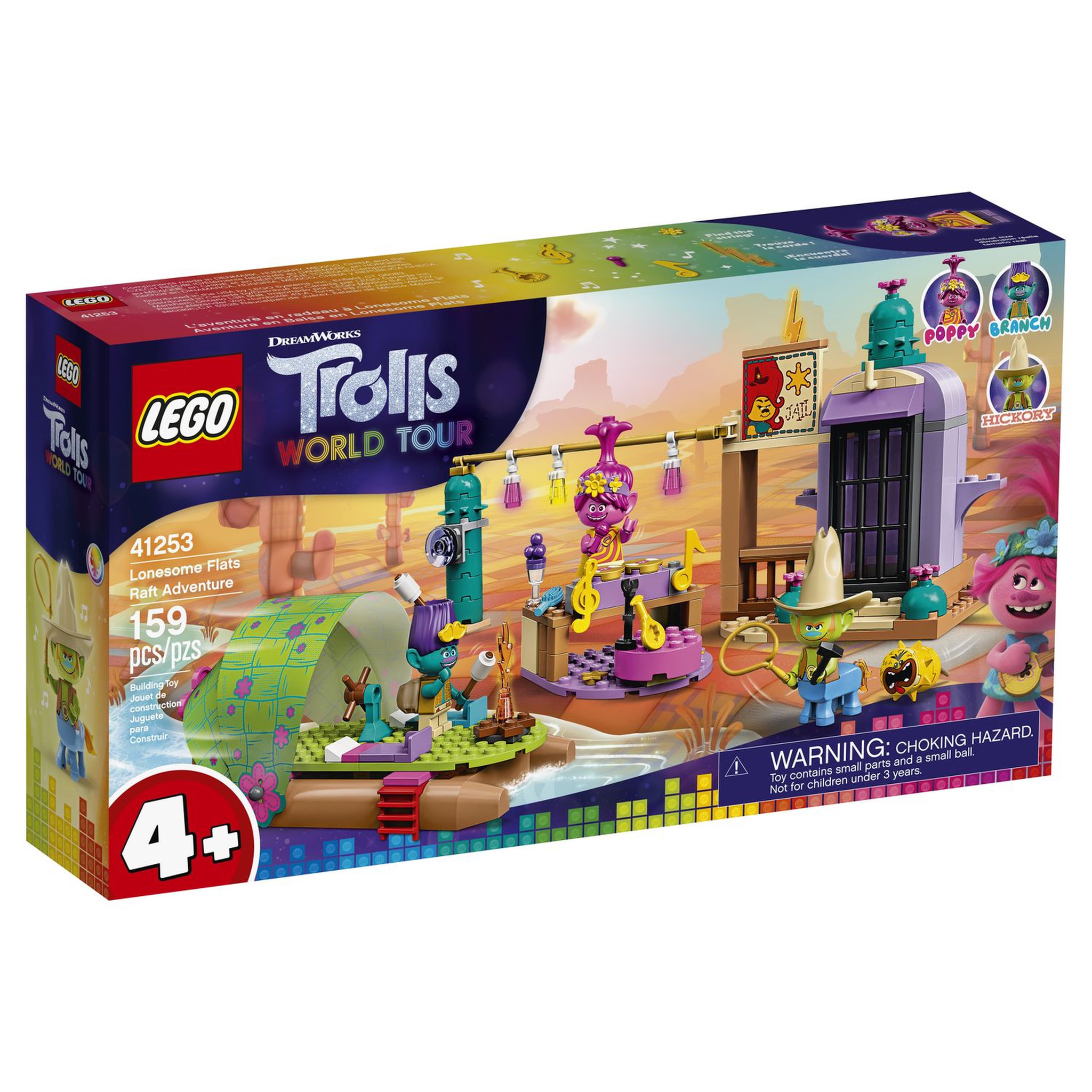 Voir la diapositive 1 : LEGO Trolls 41253 - L'aventure en Radeau de Mornebourg