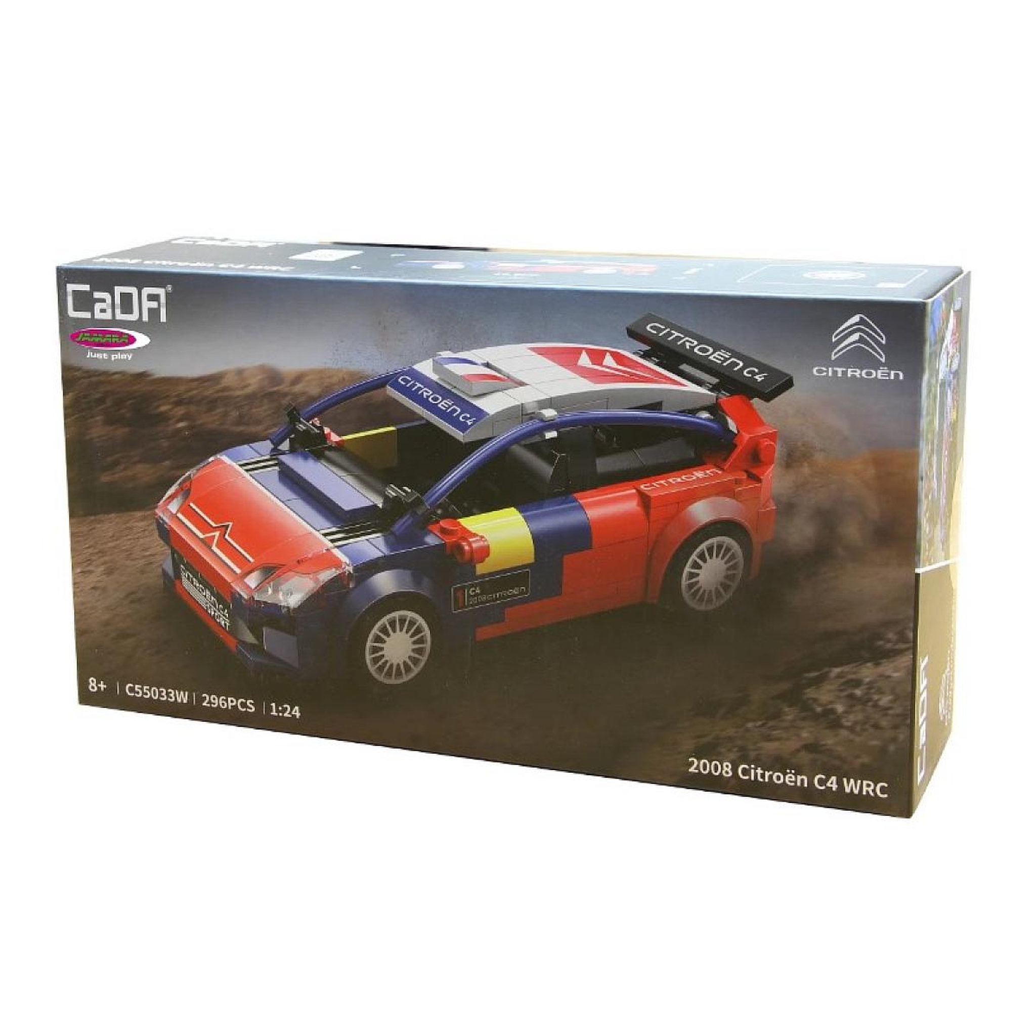 Voir la diapositive 3 : Jamara CaDA Citroën C4 WRC 2008 1:24 Bricks