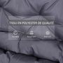 Voir la diapositive 5 : OUTSUNNY Coussin matelas assise dossier pour banc de jardin balancelle canapé 2 places grand confort 120 x 110 x 12 cm gris