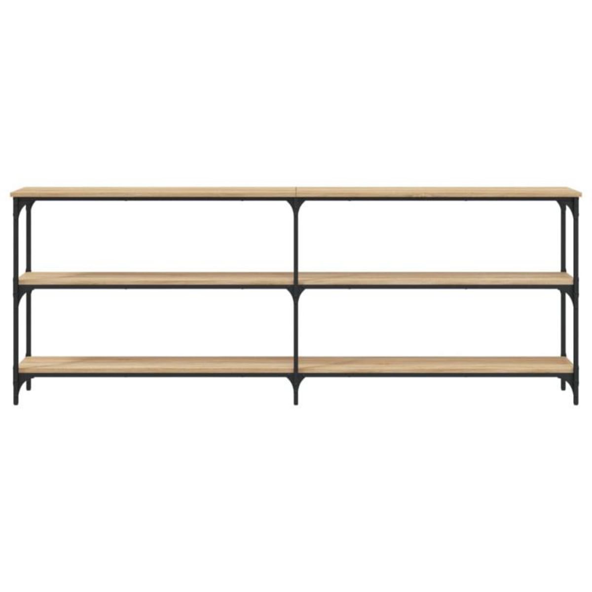 VIDAXL Table console chêne sonoma 200x29x75 cm bois d ingénierie