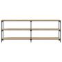 Voir la diapositive 4 : VIDAXL Table console chêne sonoma 200x29x75 cm bois d ingénierie