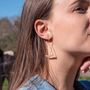 Voir la diapositive 3 : SLOYA Boucles d'oreilles Piana en pierres de Soleil