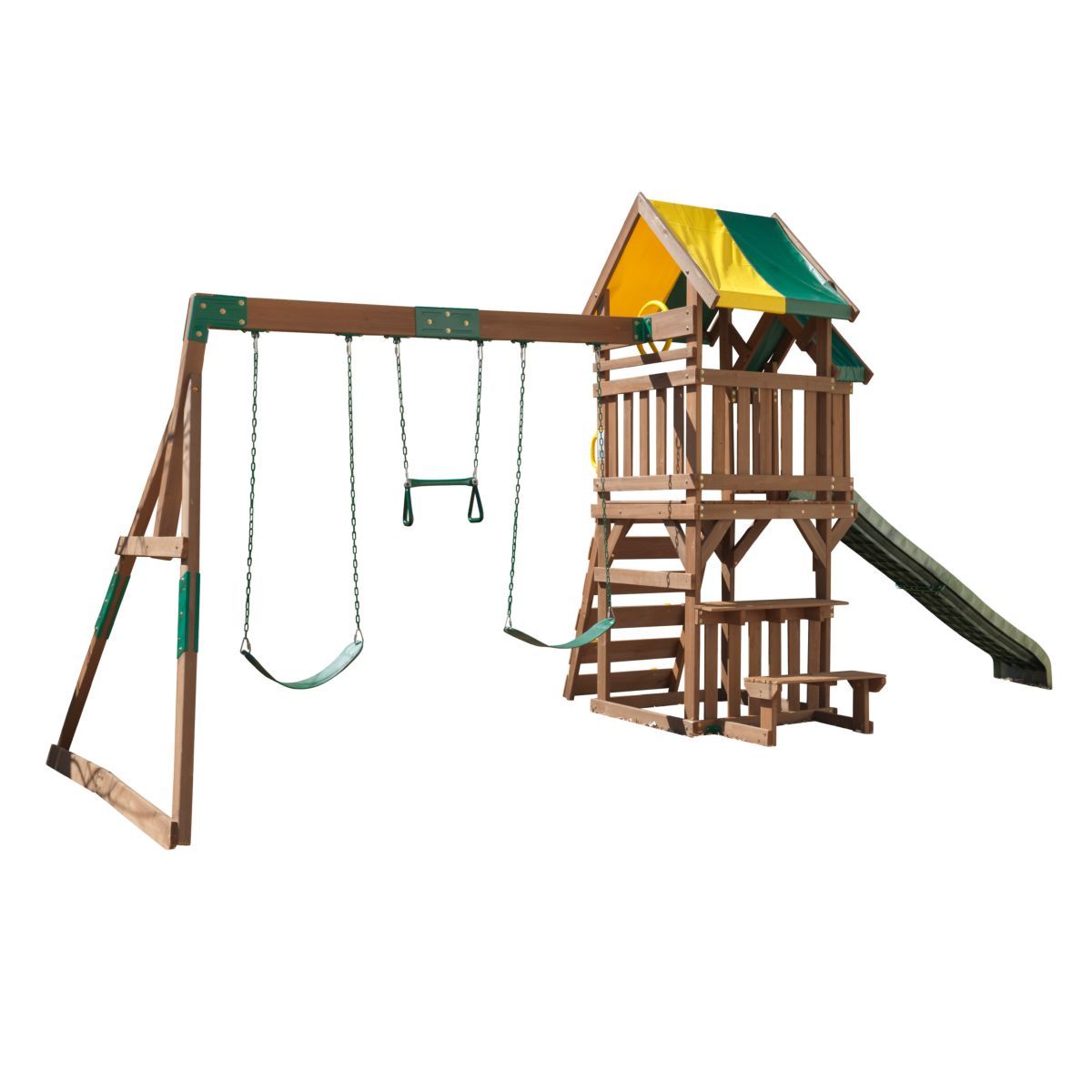 Kidkraft Aire de jeux Arbor Crest Deluxe avec toboggan