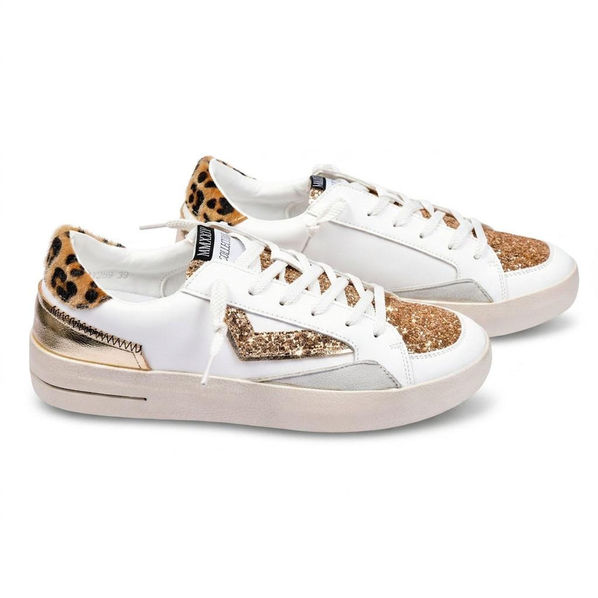 OZABI OZABI Sneakers Léopard Glitter Femme Plateforme MMXXIV