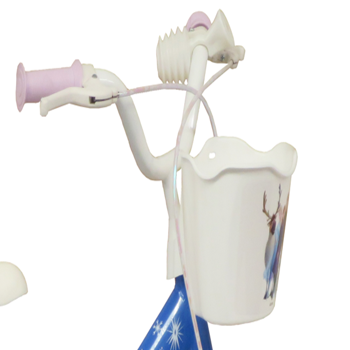 DISNEY Vélo 12  Fille Licence  Reine de Neiges  pour enfant de 2 à 4 ans avec stabilisateurs à molettes - 2 freins