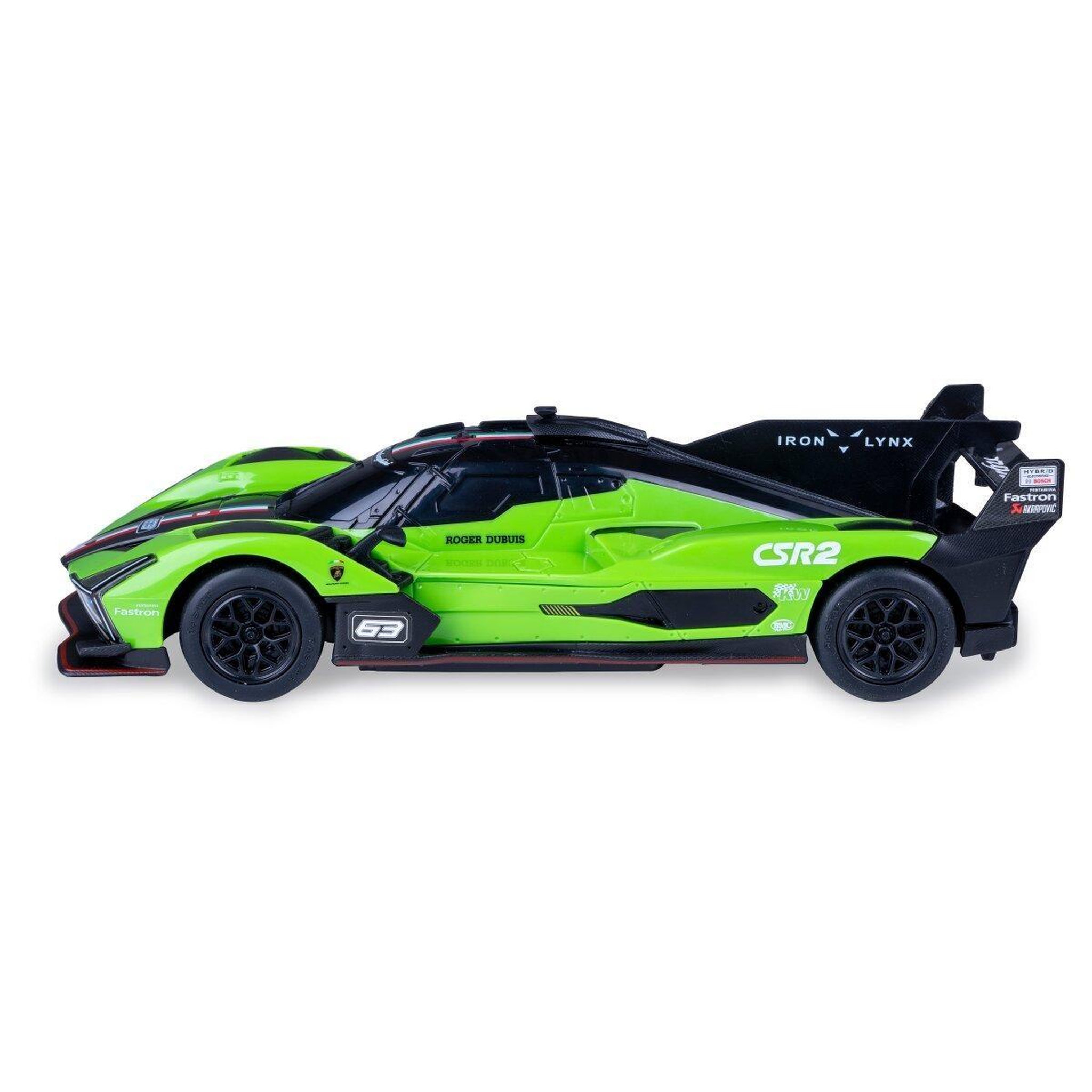 Voir la diapositive 2 : Jamara Voiture télécommandée lamborghini sc63 lmdh 1:24 vert 2,4ghz