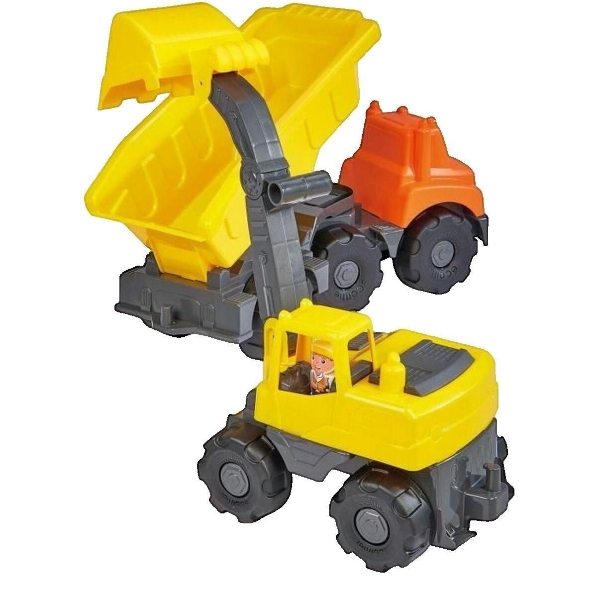 Ecoiffier Pack de 2 Véhicules TP Ecoiffier jaune