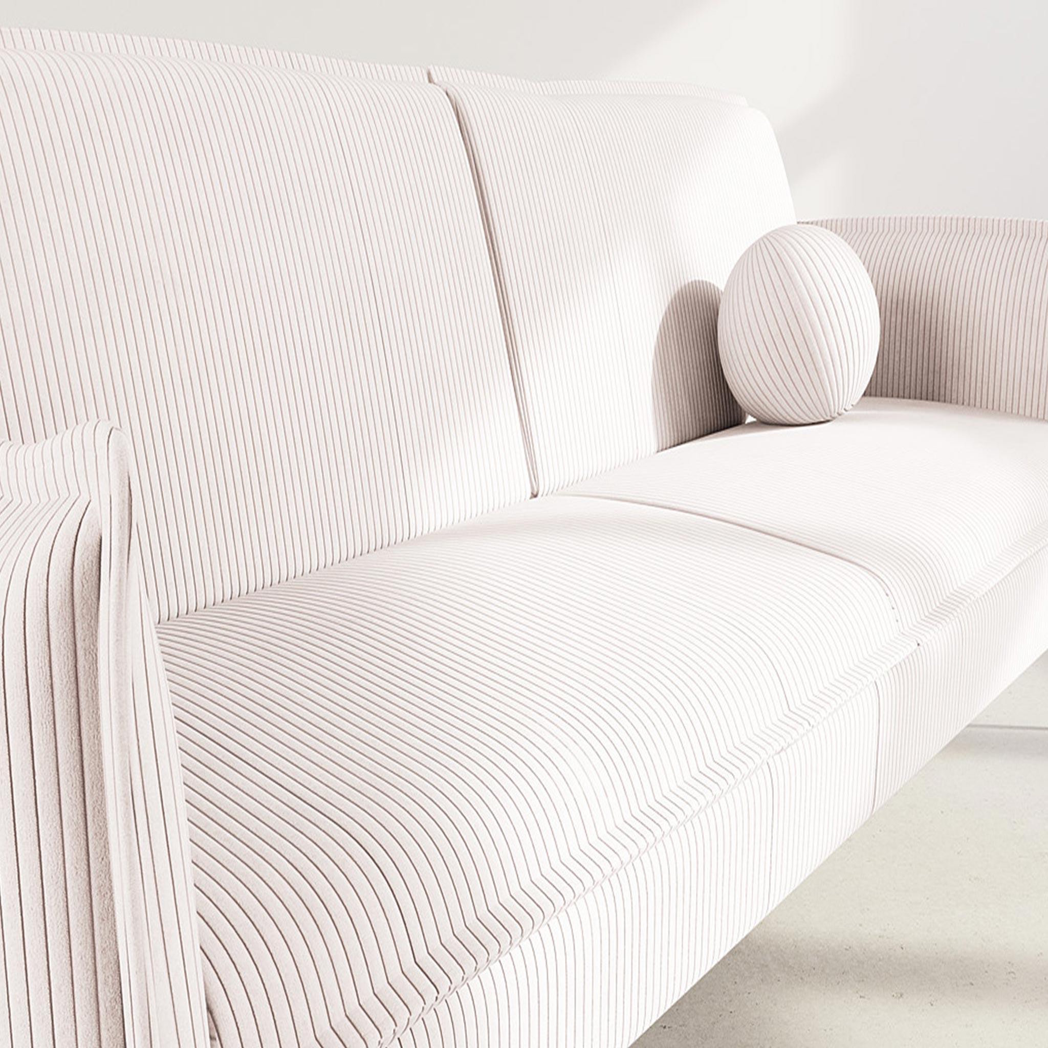Voir la diapositive 4 : BEST MOBILIER Lexie - canapé convertible clic-clac 2 places en velours côtelé