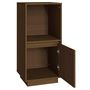 Voir la diapositive 4 : VIDAXL Buffet marron miel 38x35x80 cm bois massif de pin