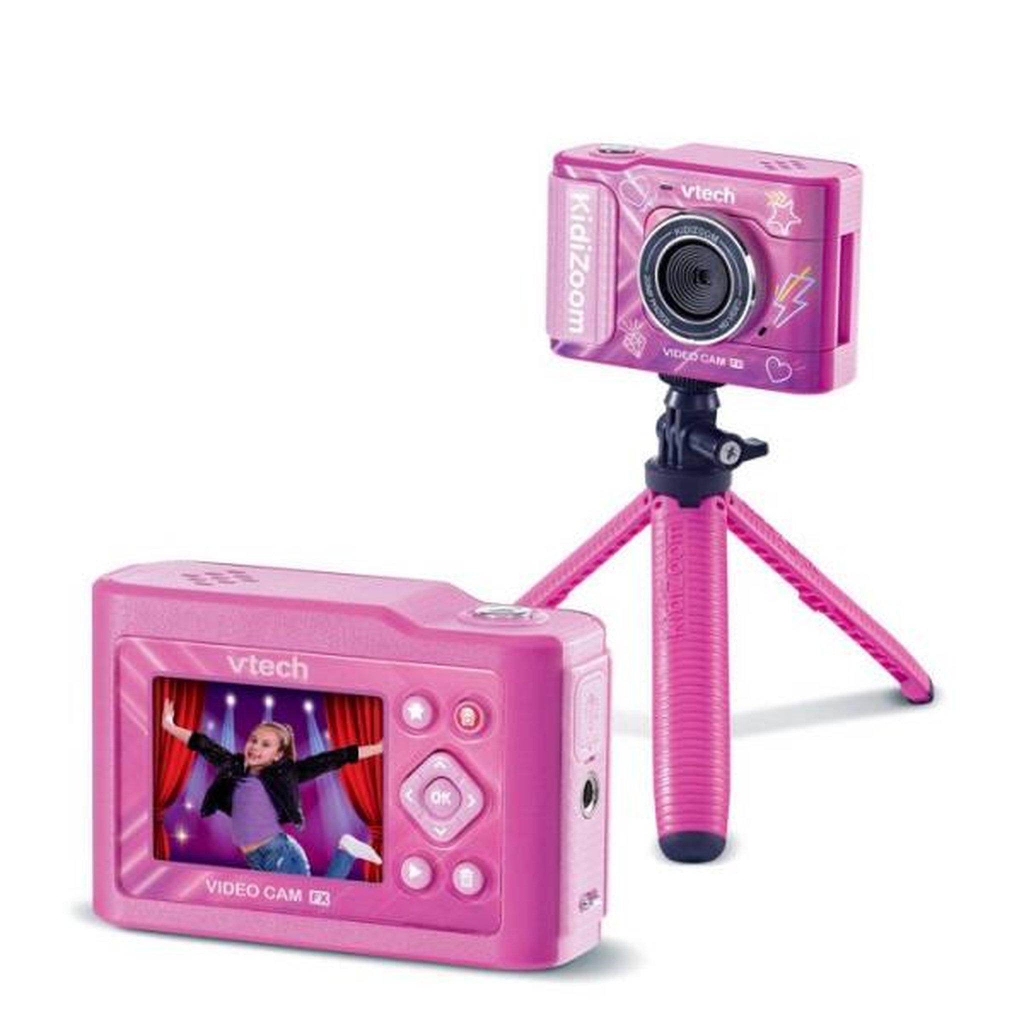 Voir la diapositive 6 : VTECH VTECH - KIDIZOOM VIDEO CAM FX ROSE - Rose