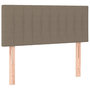Voir la diapositive 2 : VIDAXL Tete de lit Taupe 90x5x78/88 cm Tissu