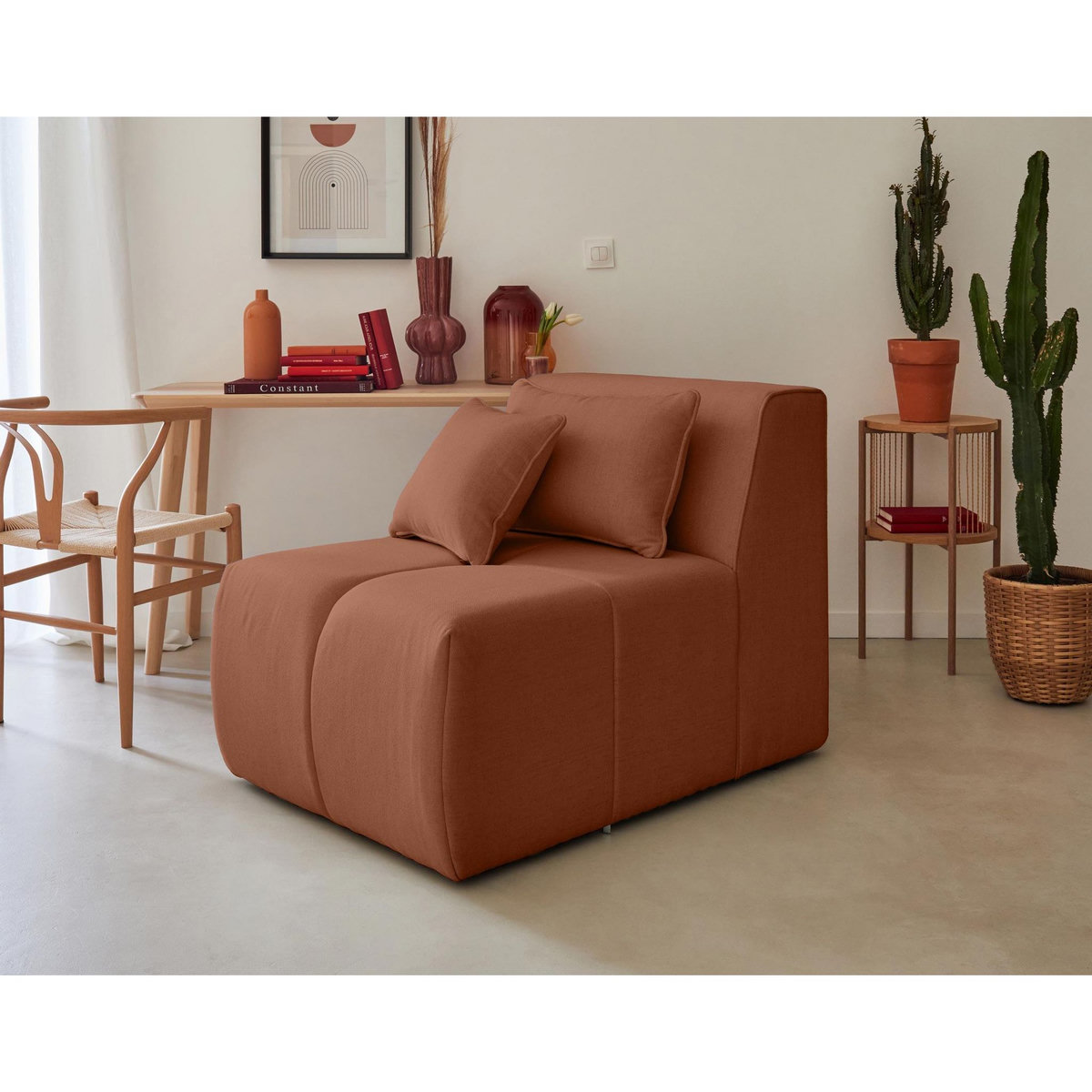 LISA DESIGN Caracas - module d'assise - en tissu