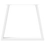 Voir la diapositive 5 : VIDAXL Pieds de table a manger forme de V 3 pcs blanc 70x(72-73,3) cm