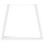 Voir la diapositive 5 : VIDAXL Pieds de table a manger forme de V 3 pcs blanc 70x(72-73,3) cm