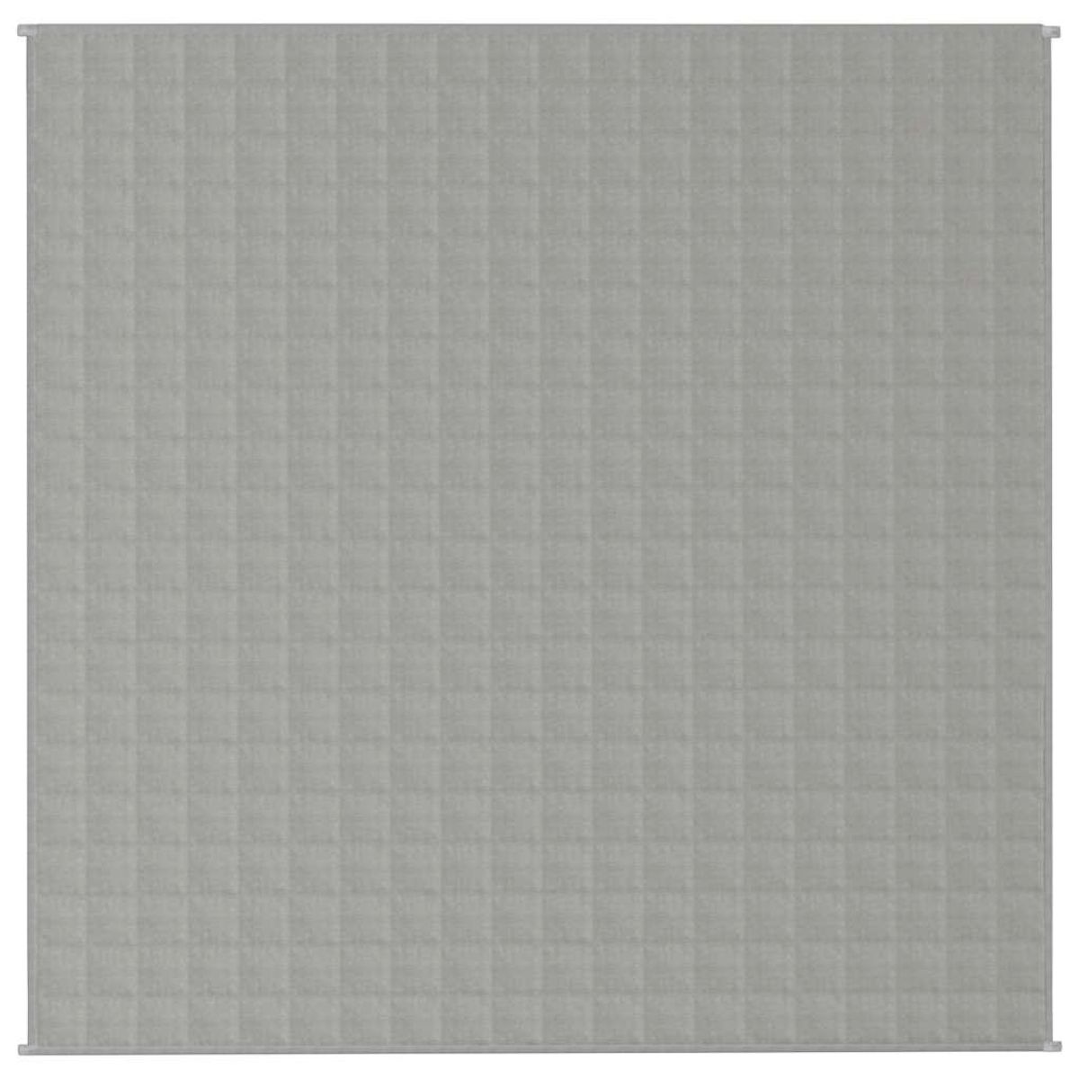 VIDAXL Couverture lestee Gris 200x200 cm 9 kg Tissu