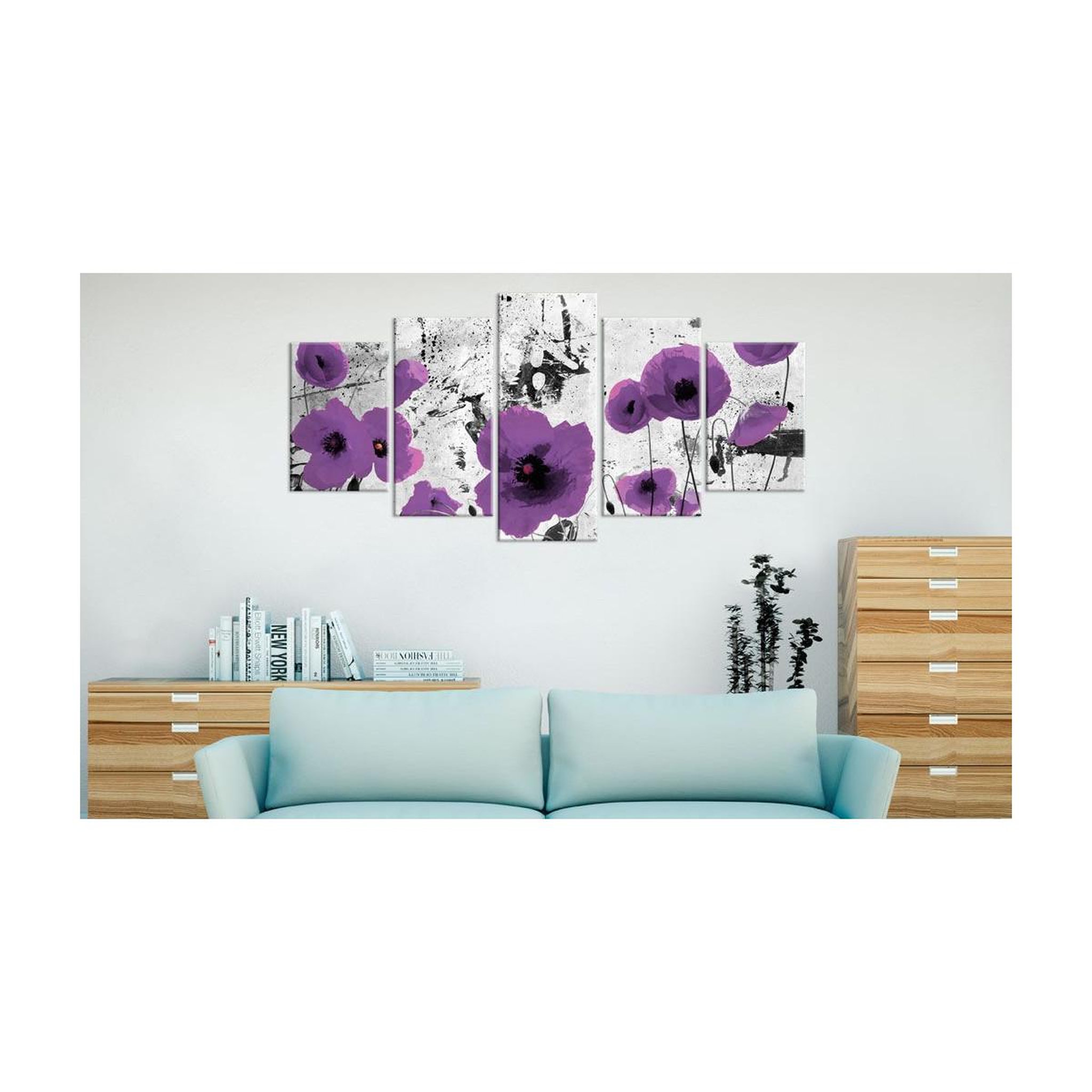Voir la diapositive 2 : Paris Prix Tableau Imprimé  Purple Dissonance
