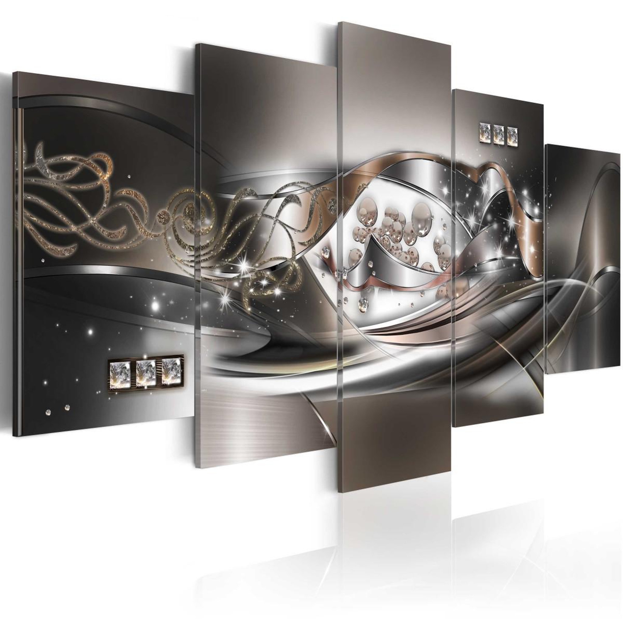 Paris Prix Tableau imprimé  platinum clouds. Coloris disponibles : Multicolore