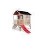 Voir la diapositive 2 : EXIT TOYS Maisonnette en bois pour enfants Loft 300 Naturel - Exit Toys