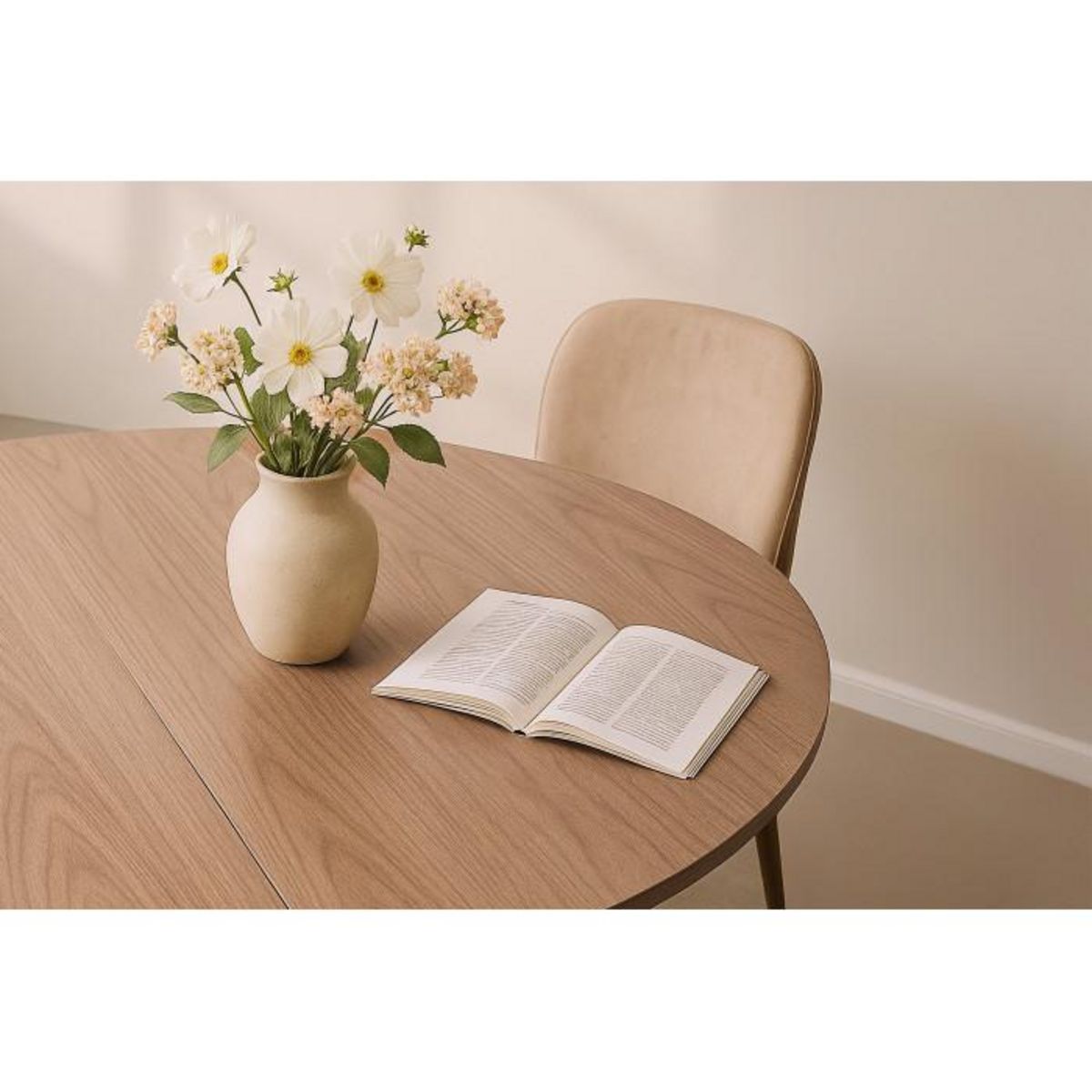 Paris Prix Table à Manger Ronde  Lanzo  150cm Naturel