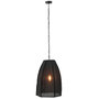 Voir la diapositive 2 : Paris Prix Lampe Suspension en Lin  Poire  173cm Noir