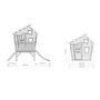 Voir la diapositive 5 : EXIT TOYS Maisonnette en bois pour enfants Crooky 300 - Exit Toys