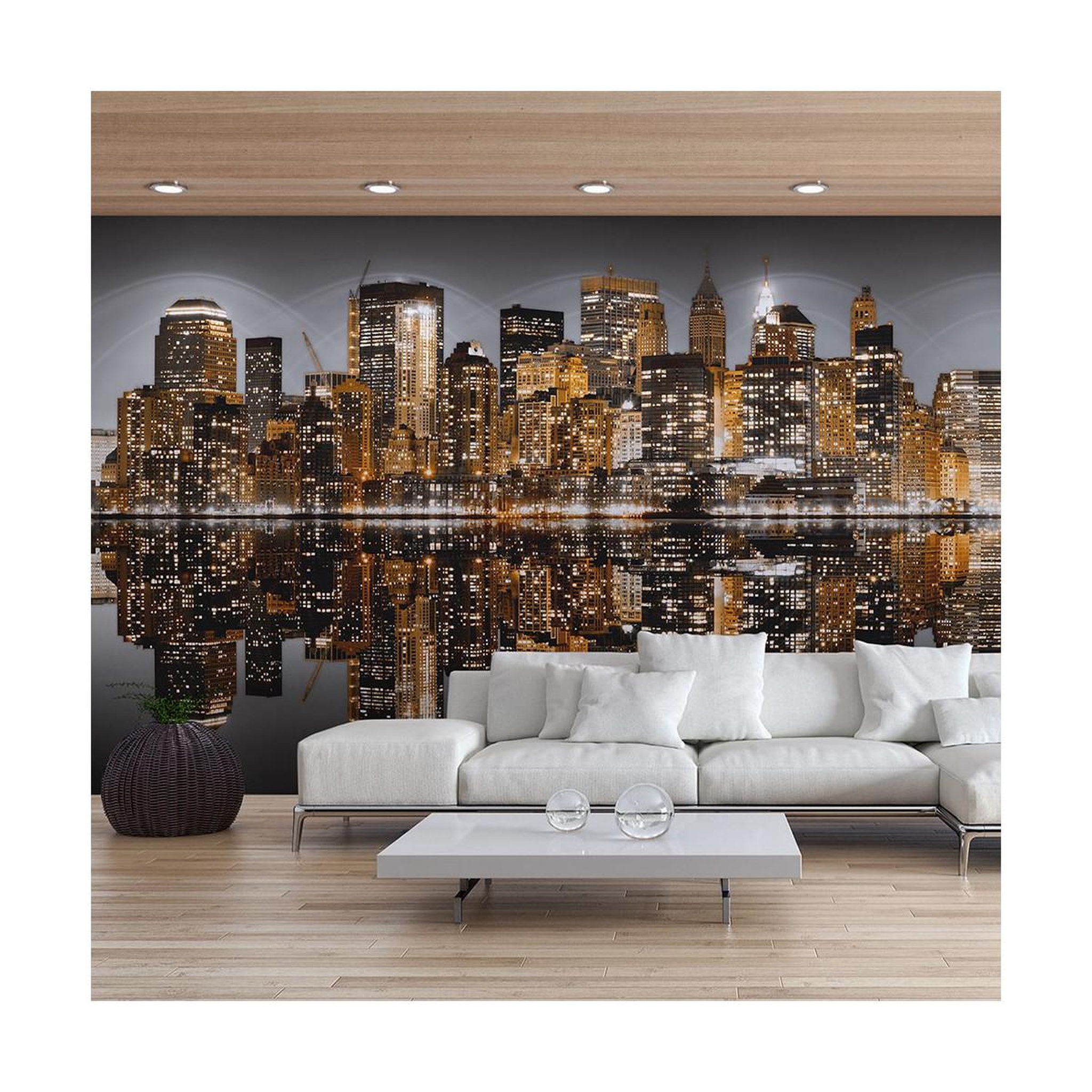 Paris Prix Papier peint xxl  american gold  270x550cm