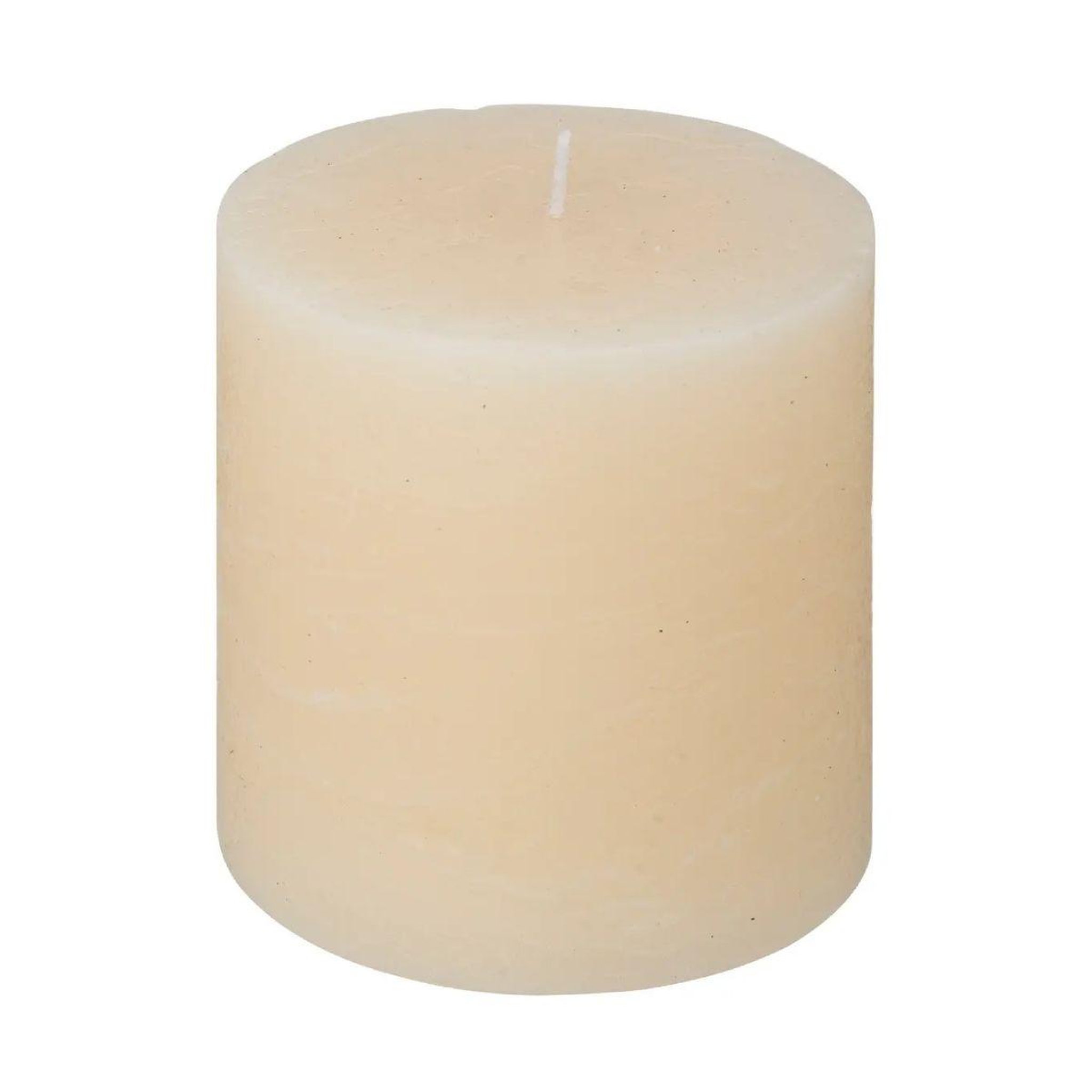 ATMOSPHERA Bougie cylindrique  rustic  10cm ivoire