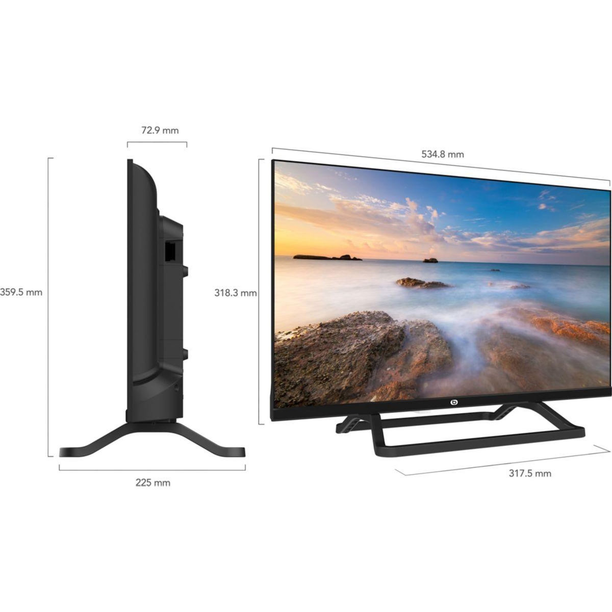 ESSENTIEL B TV LED 24DLED544 12V VIDAA