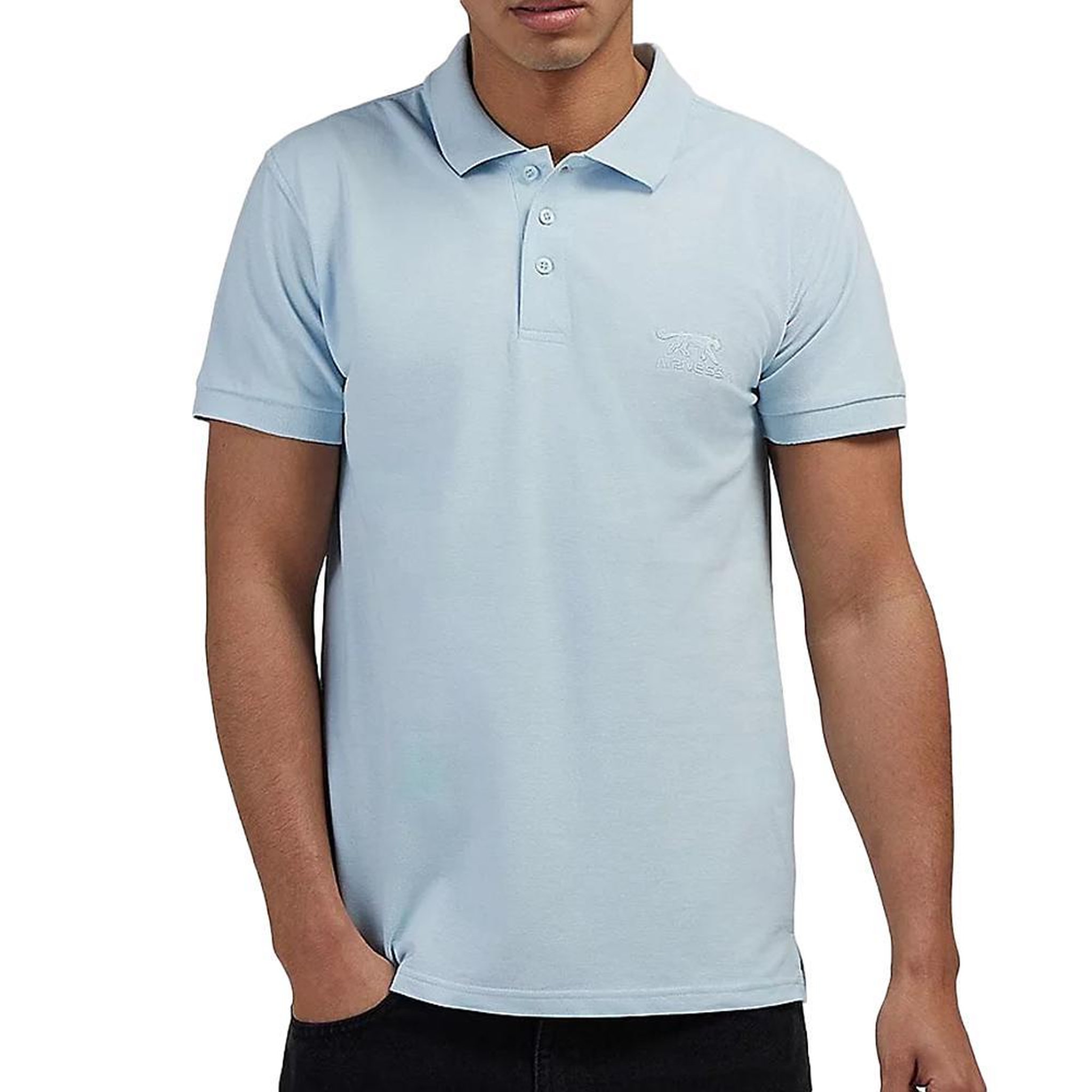 Airness Polo Bleu Homme Airness Predator. Coloris disponibles : Bleu