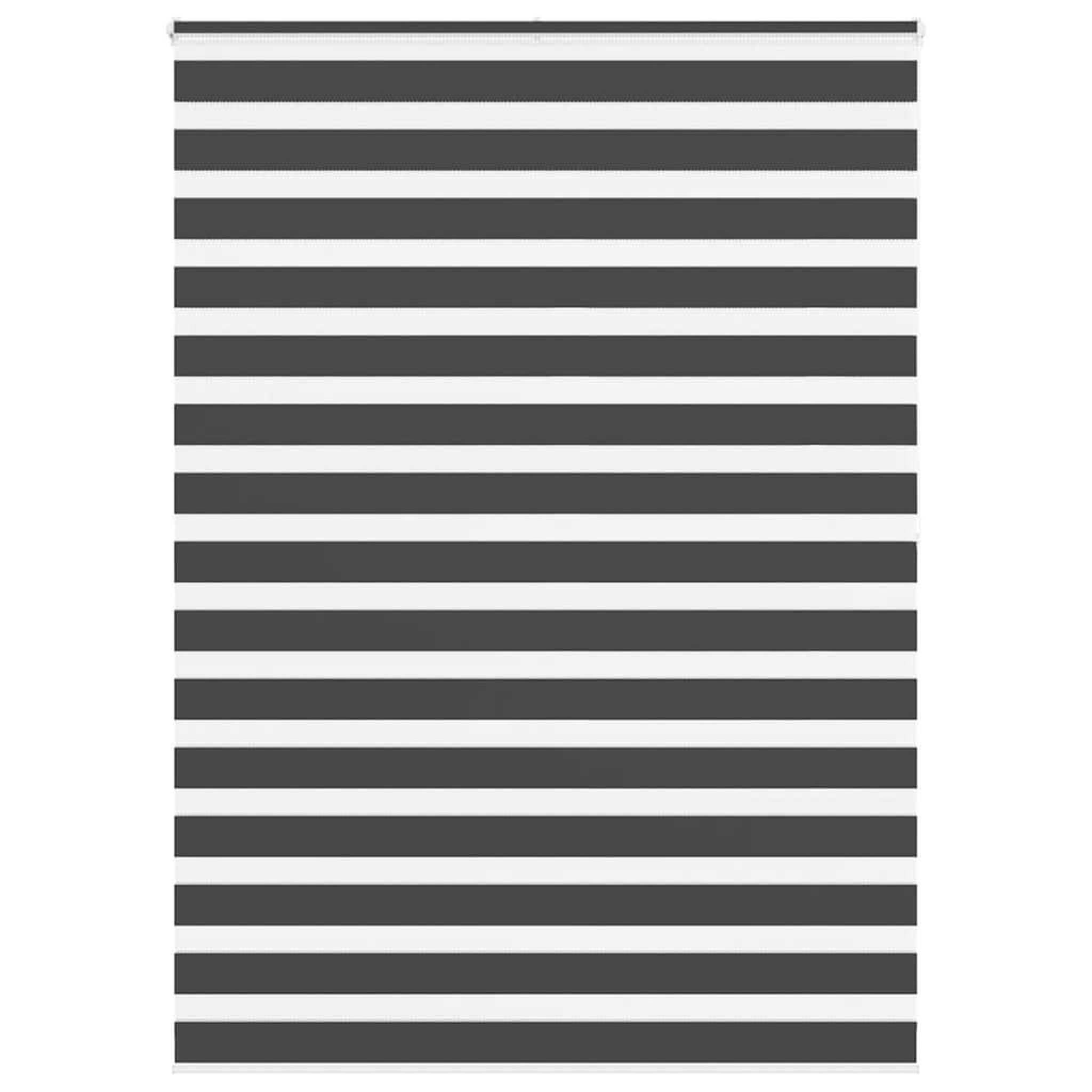 VIDAXL Store zebre noir 165x200 cm largeur du tissu 160,9 cm polyester