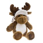 ATMOSPHERA Peluche Elan à Casquette Atmosphera 169. Coloris disponibles : Marron