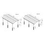 Voir la diapositive 3 : Canopia by PALRAM Carport Aluminium - Anthracite - 20,1m² - ARCADIA ALPINE 6400