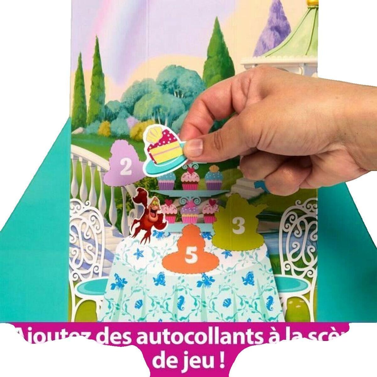 MATTEL Poupée Disney Mattel Spin & Reveal Ariel avec 11 surprises