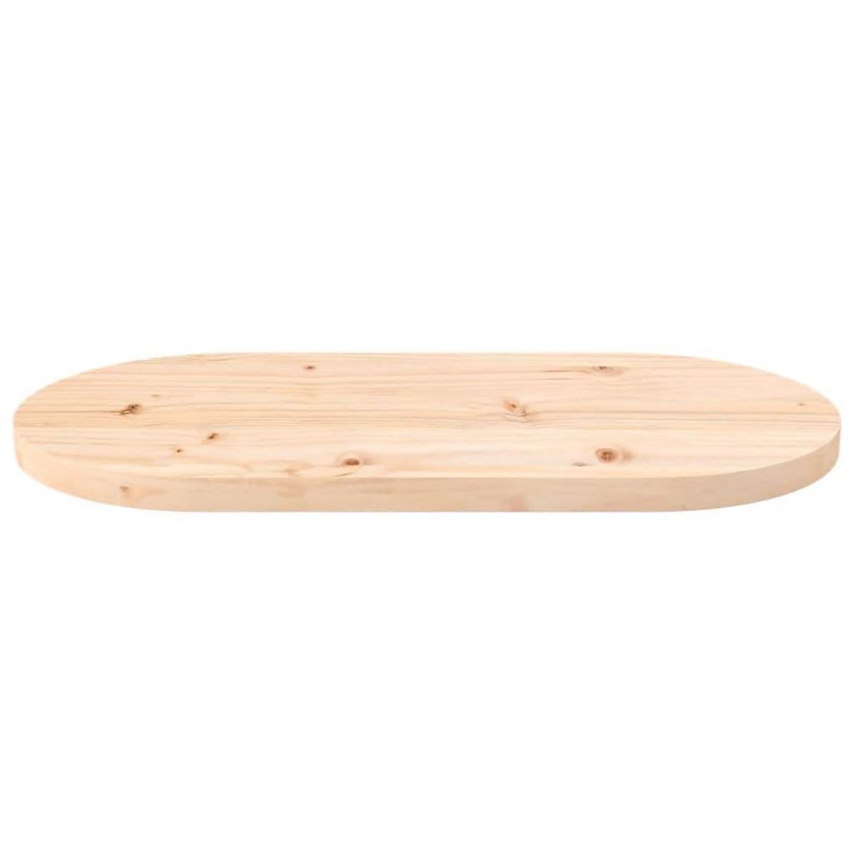 VIDAXL Dessus de table 60x30x2,5 cm bois de pin massif ovale