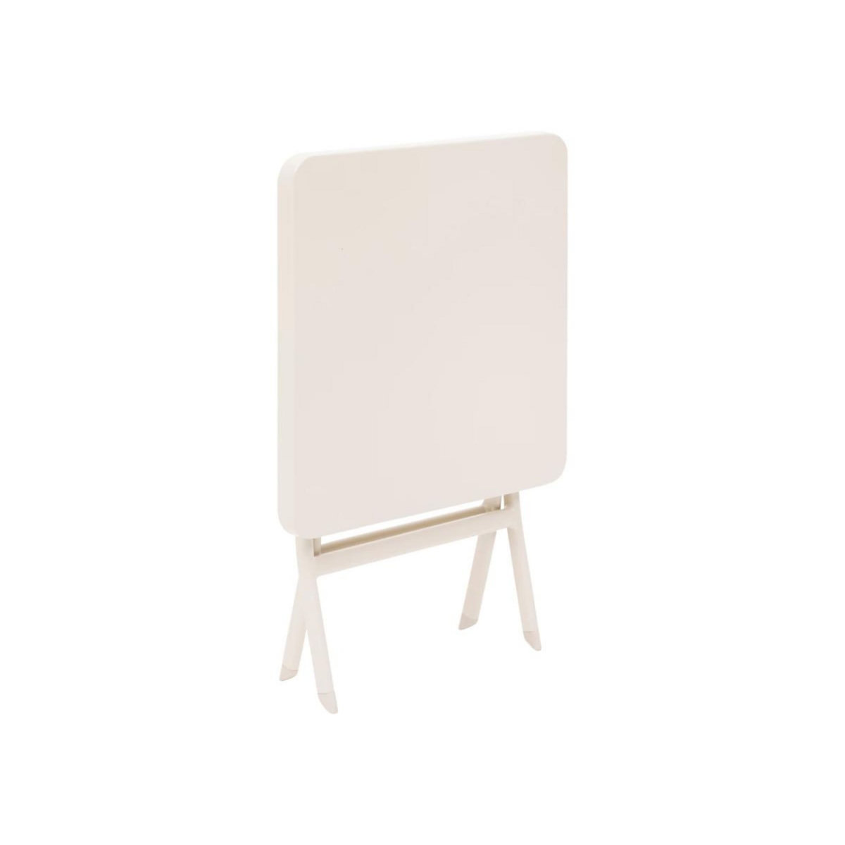 HESPERIDE Table d'appoint carrée pliante Greensboro Argile - 40 x 40 cm - Hespéride