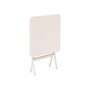 Voir la diapositive 2 : HESPERIDE Table d'appoint carrée pliante Greensboro Argile - 40 x 40 cm - Hespéride