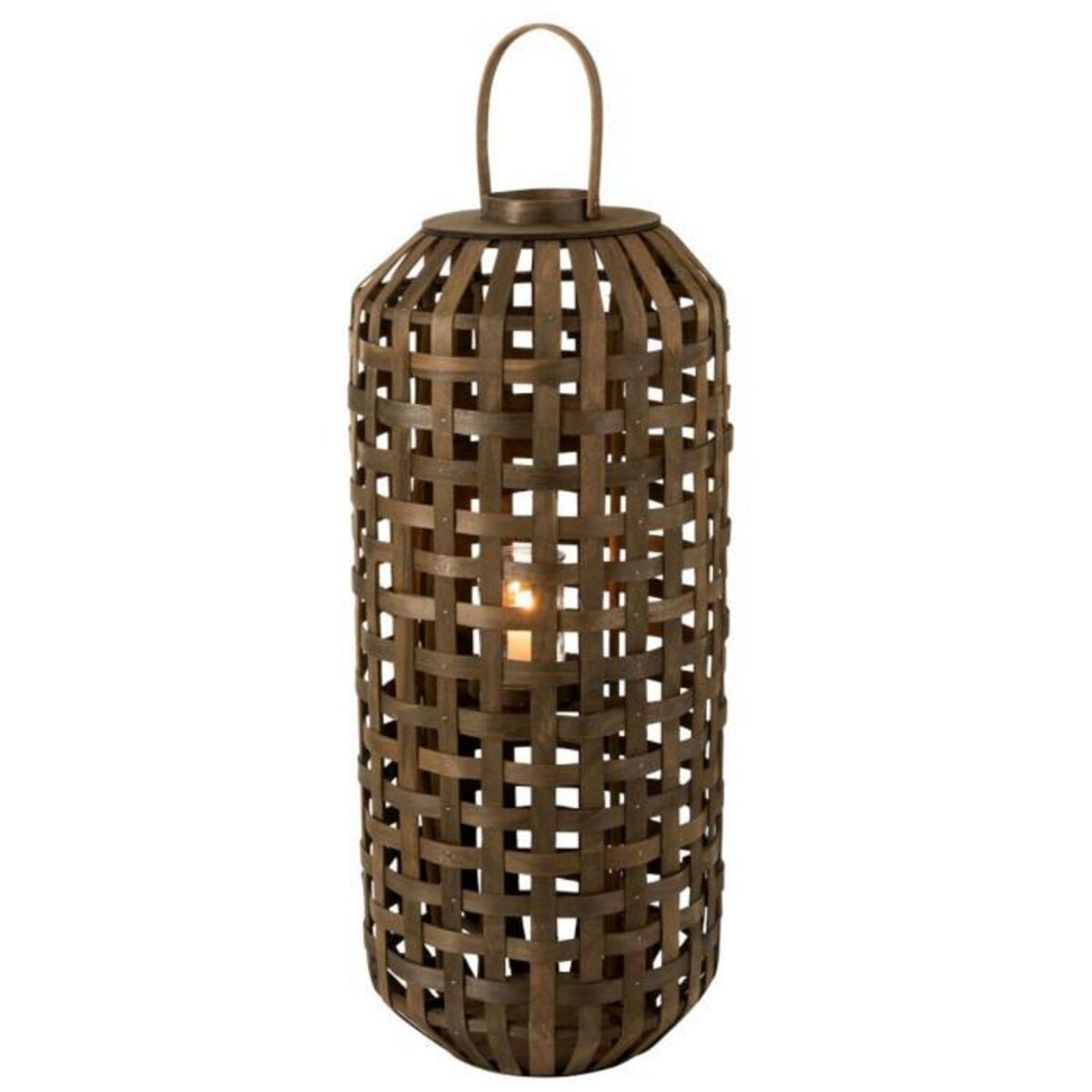 Paris Prix Lanterne Déco en Bois  Anoy  95cm Naturel