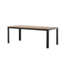 Voir la diapositive 6 : Paris Prix Table de Jardin en Bois  Acacia  205cm Naturel & Noir