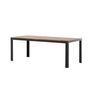 Voir la diapositive 6 : Paris Prix Table de Jardin en Bois  Acacia  205cm Naturel & Noir