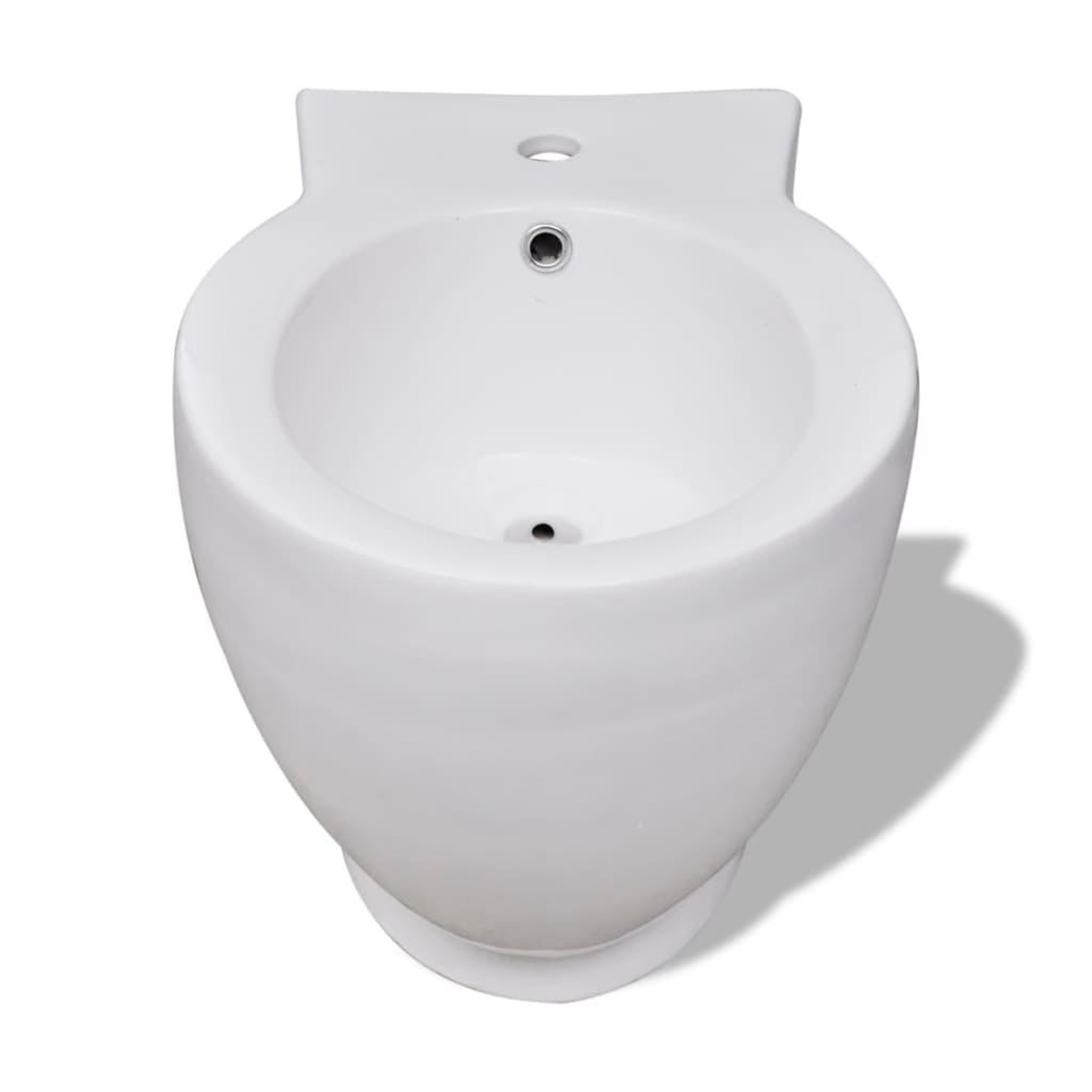 Voir la diapositive 3 : VIDAXL Bidet rond ceramique haute qualite blanc