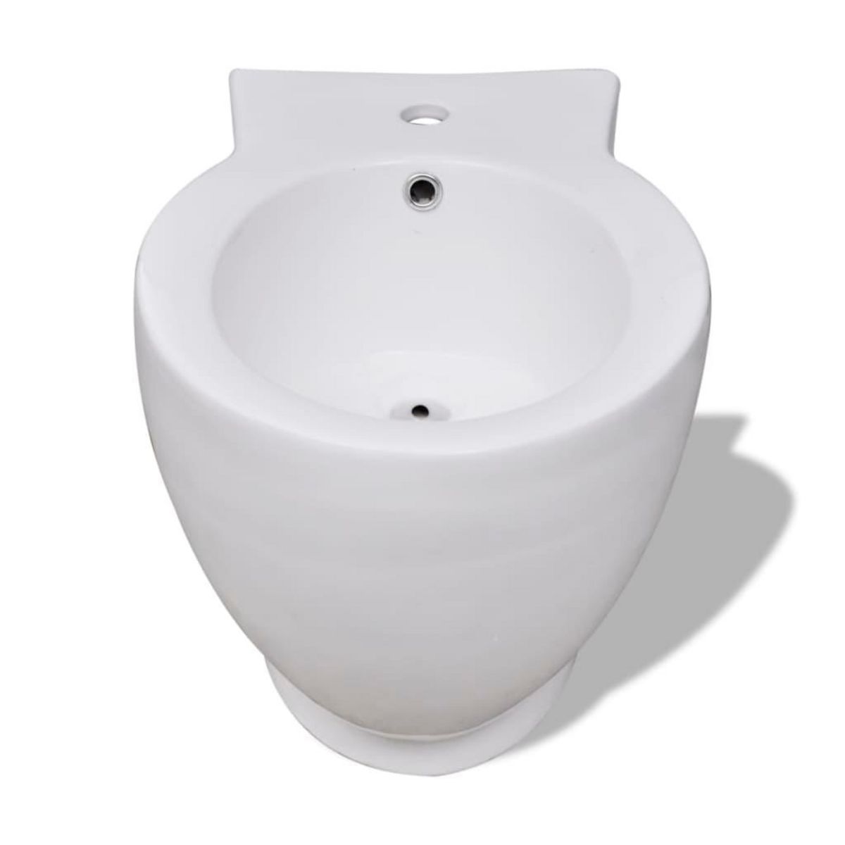 VIDAXL Bidet rond Ceramique haute qualite Blanc